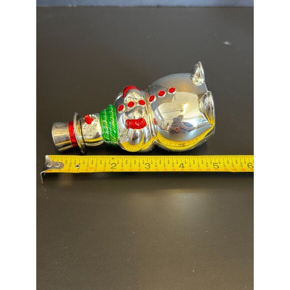 International Silver Co Holiday Cheer Red & Green Snowmen Salt & Pepper Shakers - Picture 7 of 12